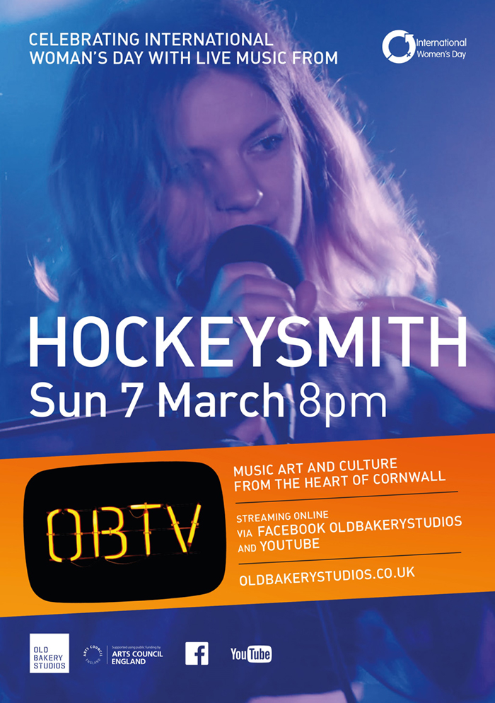 Poster promoting a music event on OBTV